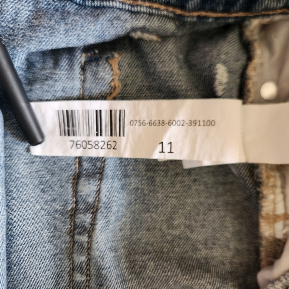 Refuge Womens |11| High Rise Wide Leg Medium Wash 100% Cotton Jeans - Picture 11 of 11